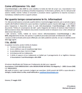 PRIVACY POLICY COVID-19