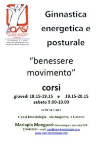 Ginnastica energetica e posturale