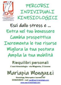 Percorsi individuali kinesiologici