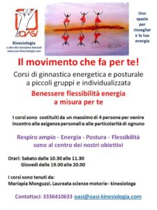 Il movimento è benessere ed energia