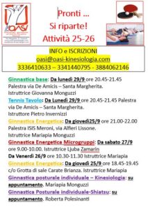 Le nostre proposte: